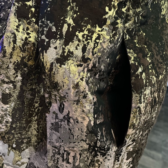 VINCE CAMUTO Metallic A-Line Dress with Slip  & Pockets in Size 14 - Picture 6 of 8